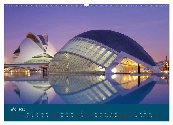 Produktbild: Valencia - Geschichte und Moderne (Wandkalender 2026 DIN A2 quer), CALVENDO Monatskalender