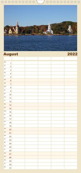 Produktbild: Familienplaner Kanadas Osten (Wandkalender 2022 , 21 cm x 45 cm, hoch)