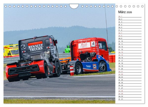 Produktbild: Faszination Truck Rennsport (Wandkalender 2026 DIN A4 quer), CALVENDO Monatskalender