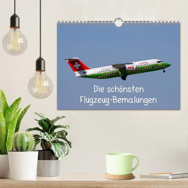 Produktbild: Die sch&ouml;nsten Flugzeug-Bemalungen (Wandkalender 2027 DIN A4 quer), CALVENDO Monatskalender