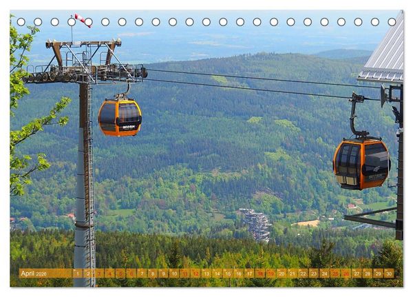 Produktbild: Bad Flinsberg und Umgebung (Tischkalender 2026 DIN A5 quer), CALVENDO Monatskalender