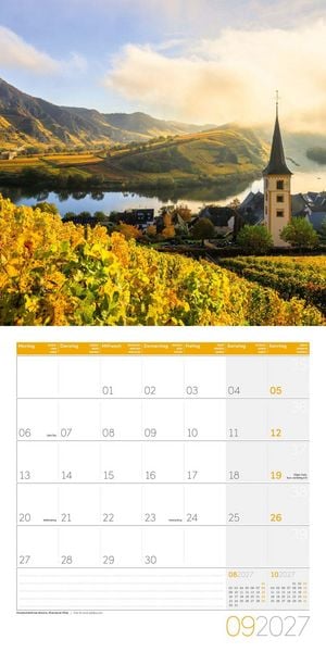 Produktbild: Deutschland Kalender 2027 - 30x30 - Art12