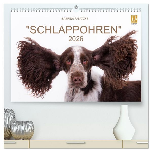 Produktbild: SCHLAPPOHREN (hochwertiger Premium Wandkalender 2026 DIN A2 quer), Kunstdruck in Hochglanz