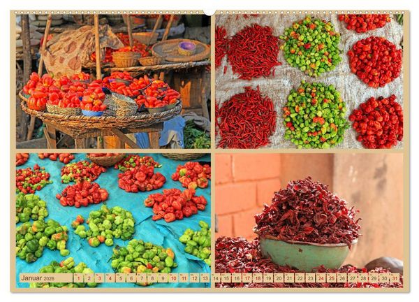 Produktbild: Westafrika, Highlights vom schwarzen Kontinent (hochwertiger Premium Wandkalender 2026 DIN A2 quer), Kunstdruck in Hochglanz
