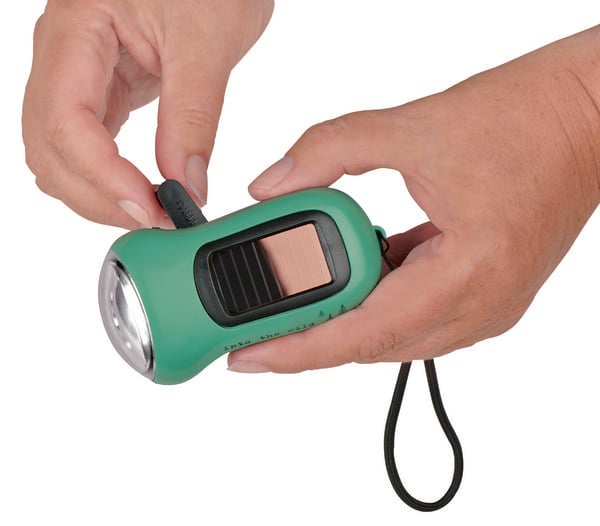 Produktbild: Fernweh Dynamo-Solar-Taschenlampe