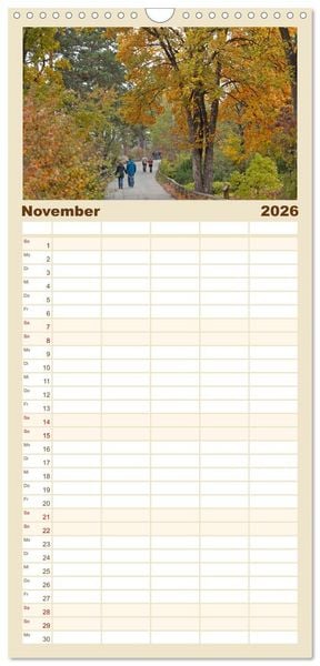 Produktbild: Familienplaner 2026 - Goldenes Prag mit 5 Spalten (Wandkalender, 21 x 45 cm) CALVENDO