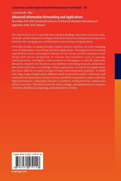 Produktbild: Advanced Information Networking and Applications