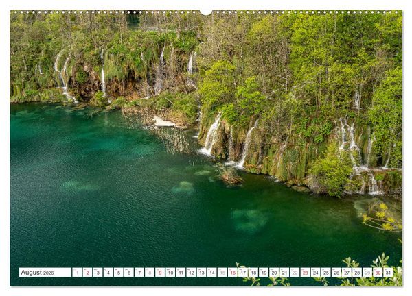 Produktbild: Welterbe in Kroatien - Plitvicer Seen (hochwertiger Premium Wandkalender 2026 DIN A2 quer), Kunstdruck in Hochglanz