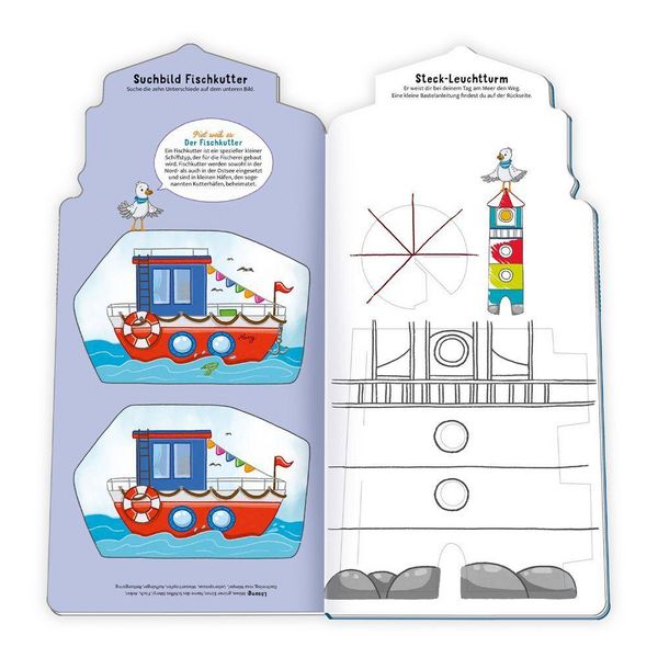 Produktbild: TR&Ouml;TSCH - Malbuch Mein kunterbuntes Spiel- und Malbuch Am Meer