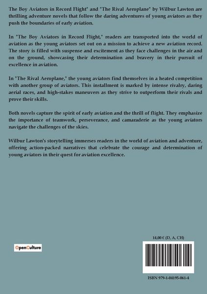 Produktbild: The Boy Aviators in Record Flight