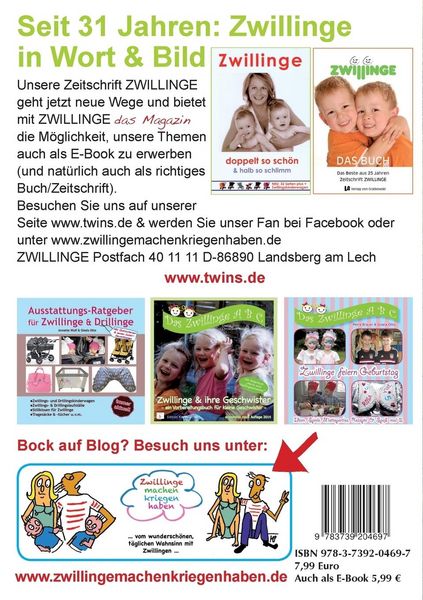 Produktbild: Zwillinge das Magazin M&auml;rz/April 2019
