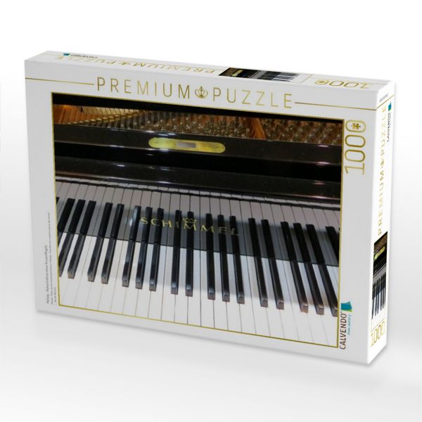 Produktbild: CALVENDO Puzzle Melody - Nahaufnahme eines Konzertfl&uuml;gels | 1000 Teile Lege-Gr&ouml;&szlig;e 64x48cm Foto-Puzzle f&uuml;r gl&uuml;ckliche Stunden