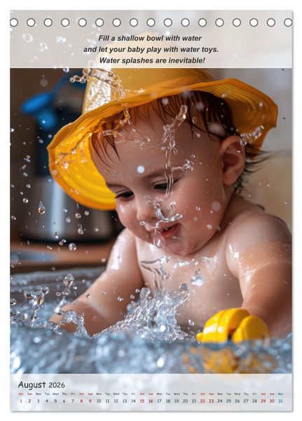 Produktbild: No more boredom for your baby (Desk Calendar 2026 DIN A5 portrait), CALVENDO 12 Month DeskCalendar