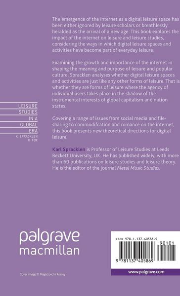 Produktbild: Digital Leisure, the Internet and Popular Culture