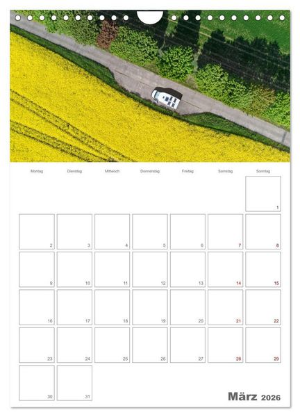 Produktbild: Wohnmobil Jahresplaner (Wandkalender 2026 DIN A4 hoch), CALVENDO Monatskalender