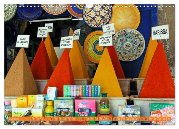 Produktbild: Marokkos Farben (Wandkalender 2026 DIN A3 quer), CALVENDO Monatskalender