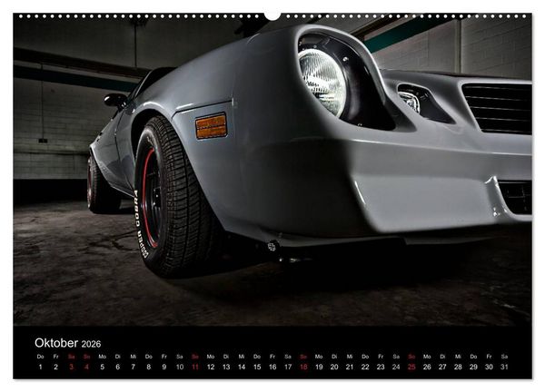 Produktbild: Chevrolet Camaro &acute;79 (hochwertiger Premium Wandkalender 2026 DIN A2 quer), Kunstdruck in Hochglanz