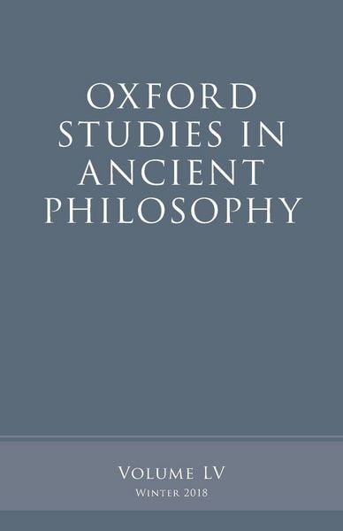Produktbild: Oxford Studies in Ancient Philosophy, Volume 55