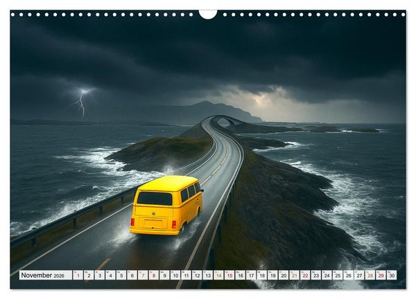 Produktbild: VANLIFE - Dein Weg. Dein Ziel. Dein Zuhause. (Wandkalender 2026 DIN A3 quer), CALVENDO Monatskalender