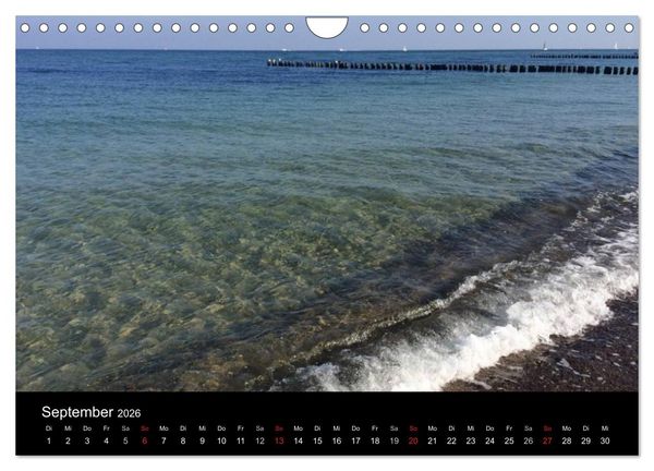 Produktbild: Die Ostsee - Ein Jahr am Meer (Wandkalender 2026 DIN A4 quer), CALVENDO Monatskalender