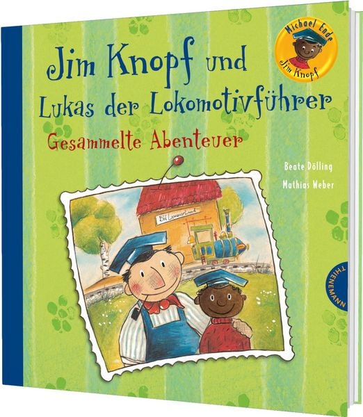 Jim Knopf: Jim Knopf und Lukas der Lokomotivführer – Gesammelte Abenteuer, Gebundene Ausgabe von Michael Ende , Beate Dölling, Thienemann in der