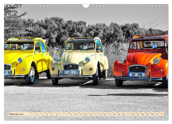 Produktbild: Citro&euml;n 2CV - Entenparade (Wandkalender 2026 DIN A3 quer), CALVENDO Monatskalender