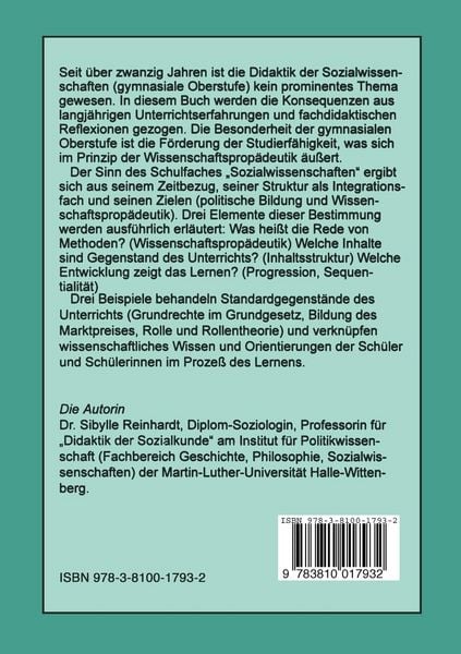 Produktbild: Didaktik der Sozialwissenschaften