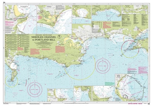 Produktbild: C4 Christchurch to Portland Bill, Imray Chart