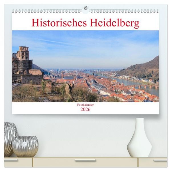 Produktbild: Historisches Heidelberg (hochwertiger Premium Wandkalender 2026 DIN A2 quer), Kunstdruck in Hochglanz