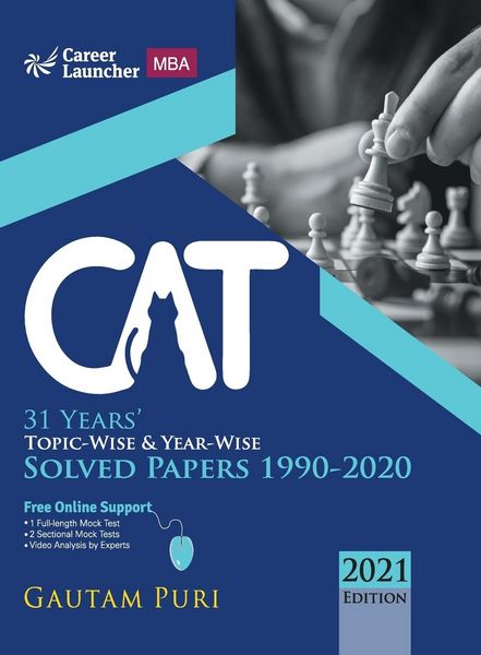 Produktbild: CAT 2021 31 Years Topic-Wise & Year-Wise Solved Papers 1990-2020 by Gautam Puri