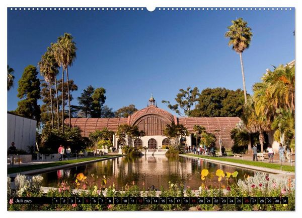 Produktbild: San Diego (hochwertiger Premium Wandkalender 2026 DIN A2 quer), Kunstdruck in Hochglanz