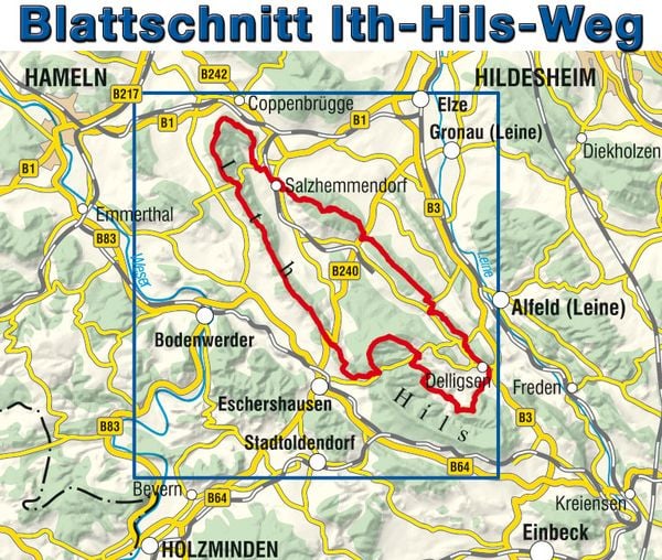 Produktbild: Ith Hils Weg 1 : 35 000