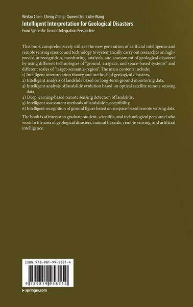 Produktbild: Intelligent Interpretation for Geological Disasters