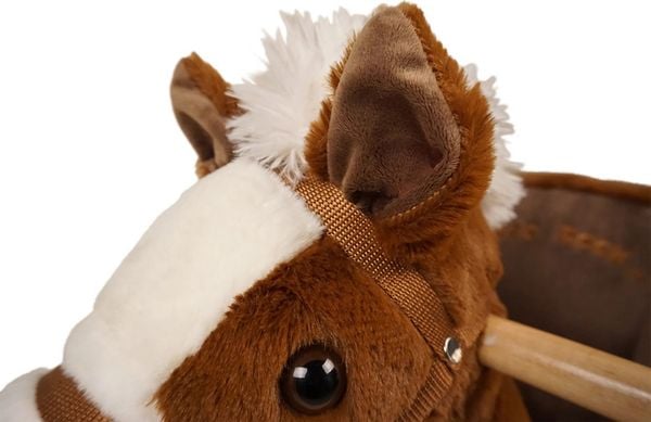 Produktbild: Knorrtoys 40397 - Schaukeltier Benny Horse, Pl&uuml;sch-Schaukelpferd mit R&uuml;ckenlehne, Sitzh&ouml;he ca. 35 cm