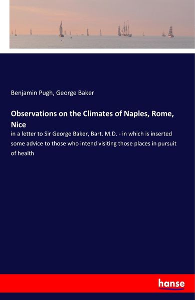 Produktbild: Observations on the Climates of Naples, Rome, Nice
