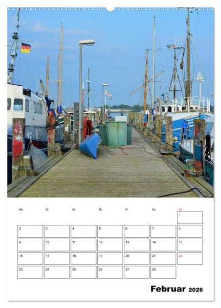 Produktbild: Marina Heiligenhafen (hochwertiger Premium Wandkalender 2026 DIN A2 hoch), Kunstdruck in Hochglanz