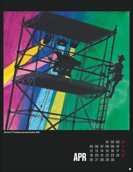 Produktbild: Die drei ??? Posterkalender 2027