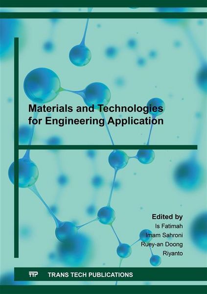 Produktbild: Materials and Technologies for Engineering Application