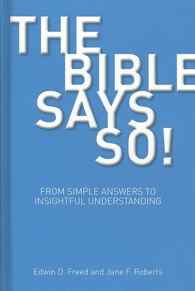 Produktbild: Freed, E: The Bible Says So!