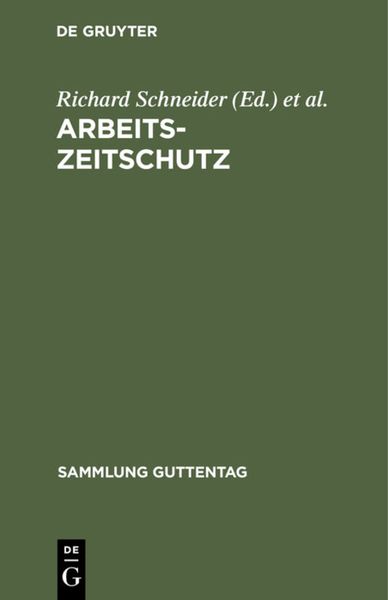 Produktbild: Arbeitszeitschutz