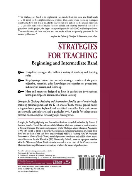 Produktbild: Strategies for Teaching Beginning and Intermediate Band