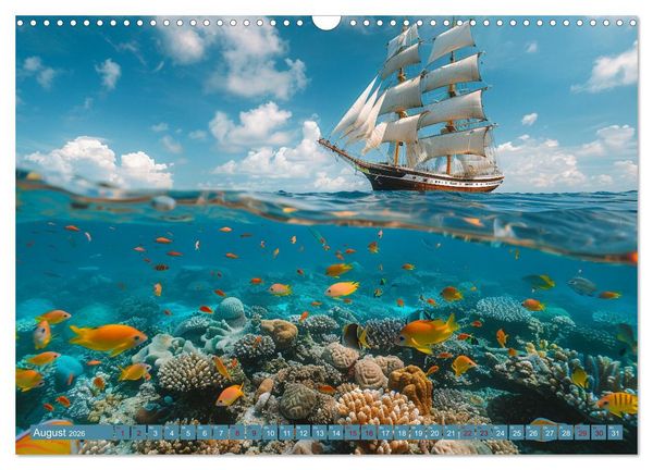 Produktbild: Mit den Tr&auml;umen segeln (Wandkalender 2026 DIN A3 quer), CALVENDO Monatskalender