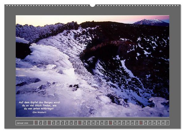 Produktbild: Naturwunder Neuseeland - in Bild und Text (Wandkalender 2026 DIN A2 quer), CALVENDO Monatskalender