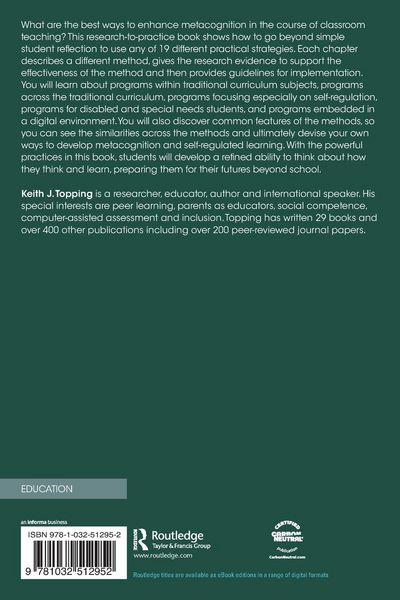 Produktbild: Improving Thinking About Thinking in the Classroom