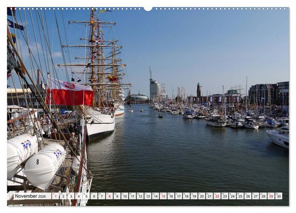 Produktbild: Windjammertreffen - Segelschiffe zu Gast in Bremerhaven (Wandkalender 2026 DIN A2 quer), CALVENDO Monatskalender