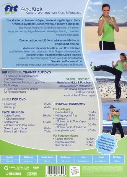 Produktbild: Fit For Fun - AeroKick: Cardio-Workout mit Kicks & Punches