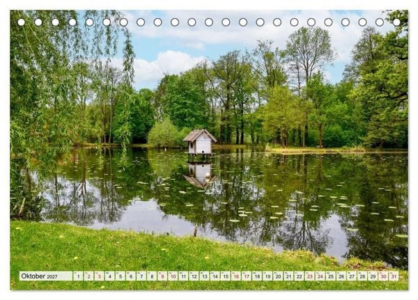 Produktbild: Parks und Wasserlandschaften (Tischkalender 2027 DIN A5 quer), CALVENDO Monatskalender