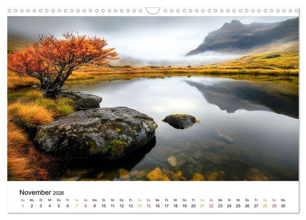 Produktbild: Mystischer Nebel (Wandkalender 2026 DIN A3 quer), CALVENDO Monatskalender