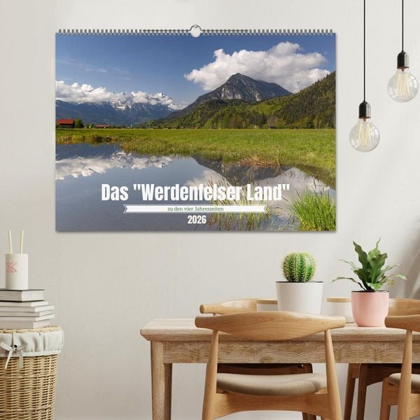 Produktbild: Werdenfelser Land (Wandkalender 2026 DIN A2 quer), CALVENDO Monatskalender