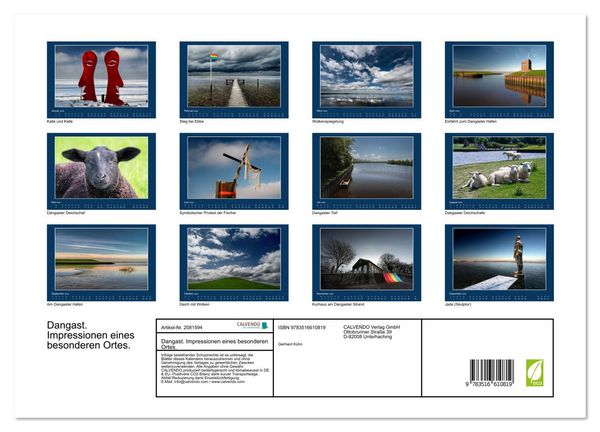 Produktbild: Dangast. Impressionen eines besonderen Ortes. (Wandkalender 2026 DIN A3 quer), CALVENDO Monatskalender